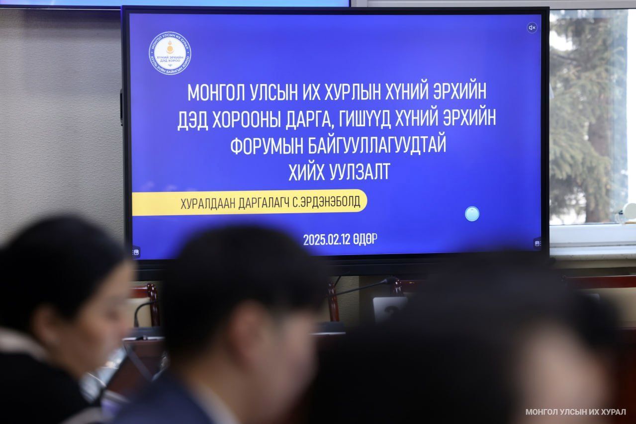 Хүний эрхийн дэд хорооны дарга, гишүүд иргэний нийгмийн байгууллагуудын төлөөлөлтэй ээлжит уулзалтаа хийв