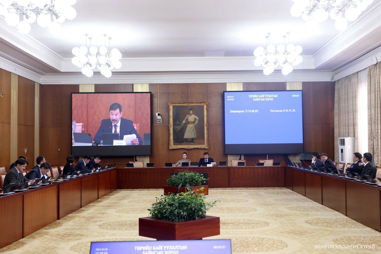  Хууль, тогтоолын төслүүдийг чуулганаар хэлэлцүүлэх эсэхийг шийдвэрлэж, Ажлын хэсэг байгуулах тухай Байнгын хорооны тогтоолын төслийг баталлаа