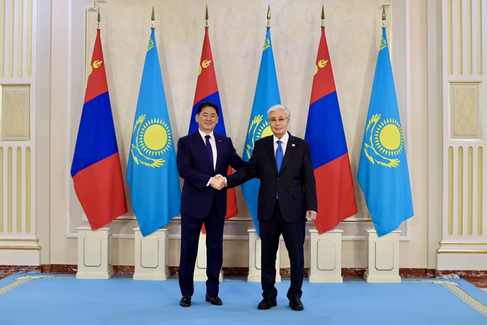 Монгол, Казахстаны харилцаа, хамтын ажиллагааны баримт бичгүүдэд гарын үсэг зурлаа