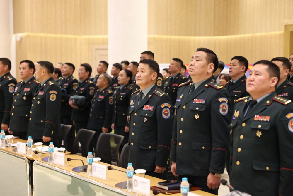 Нийслэлийн Засаг даргын Тамгын газрын Цэргийн штаб 2025 оны ажлаа дүгнэж, тайлангийн хурлаа хийлээ