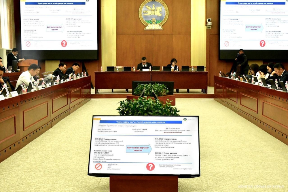 Нийслэлийн 2024-2026 оны төсвийн зарцуулалт, хөрөнгө оруулалтын төслүүдийн хэрэгжилт холбогдох хууль тогтоомжид нийцсэн байдал” сэдэвт ерөнхий хяналтын сонсгол өндөрлөв