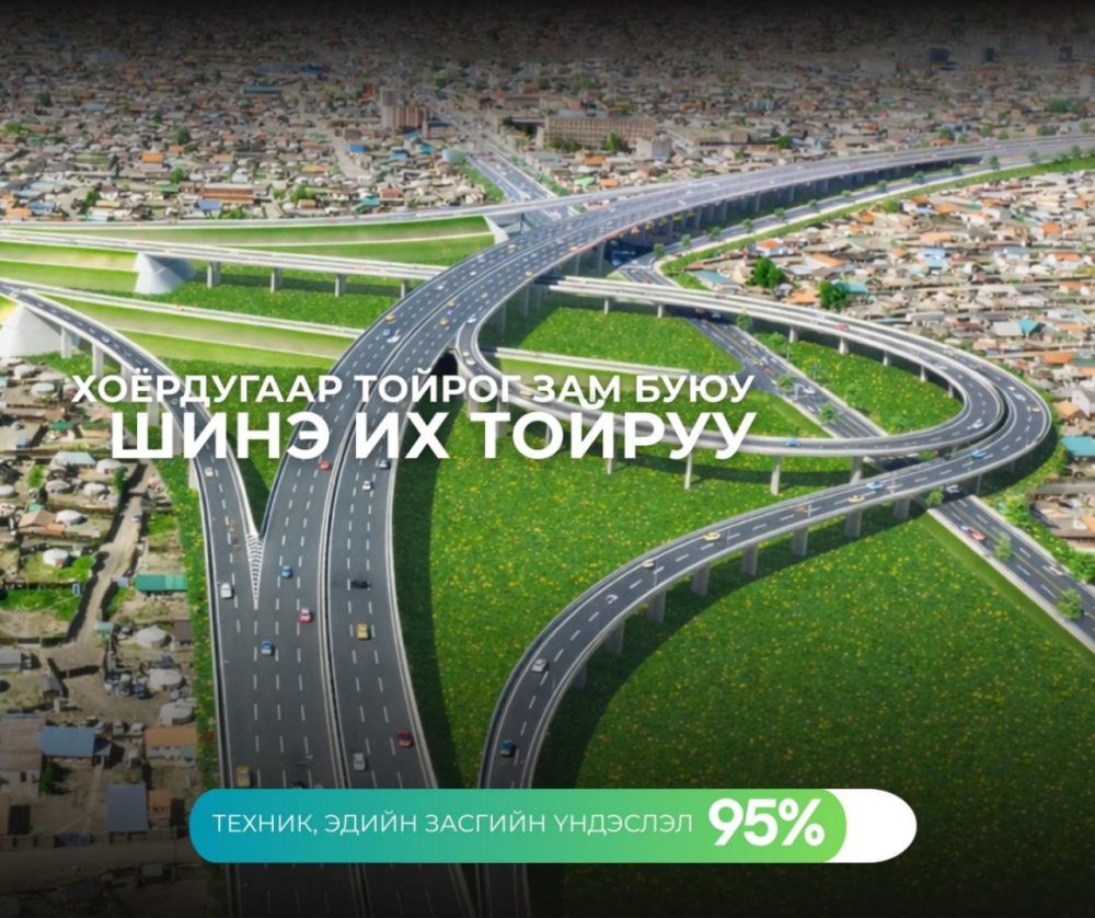 “Хоёрдугаар тойрог зам” төслийн ТЭЗҮ боловсруулах ажлын явц 95 хувьтай байна