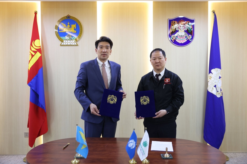 “Улаанбаатар-Хүннү" олон улсын транзит зочид буудлыг “Чингис хаан” ОУНБ-тай гүүрэн гарцаар холбох талаар санамж бичиг байгууллаа