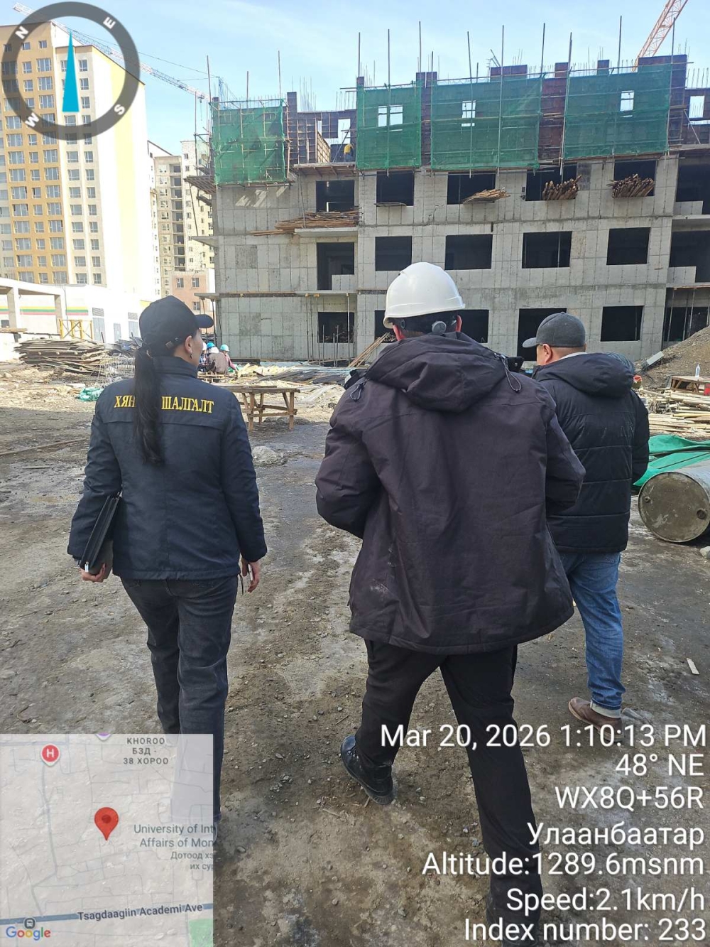 Нийслэлд шинээр баригдаж буй барилга байгууламжуудад урьдчилан сэргийлэх хяналт шалгалт хийж байна