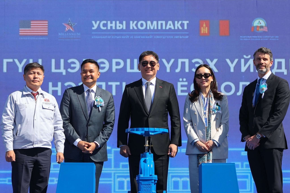 Монгол Улсад анхны томоохон Ус гүн цэвэршүүлэх үйлдвэр ашиглалтад орлоо