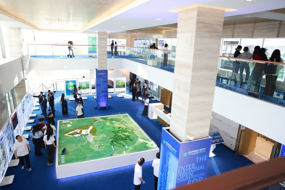 Хүннү хотын төлөвлөлтийг боловсруулах олон улсын сонгон шалгаруулалтын бүтээлийн үзэсгэлэн энэ сарын 14-нийг дуустал үргэлжилнэ